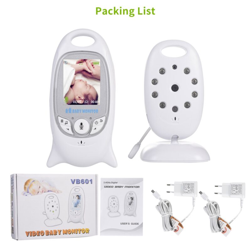 Dětská chůvička (VB601) baby monitor – bezdrátový SET – 2 „LCD DĚTÍ 4