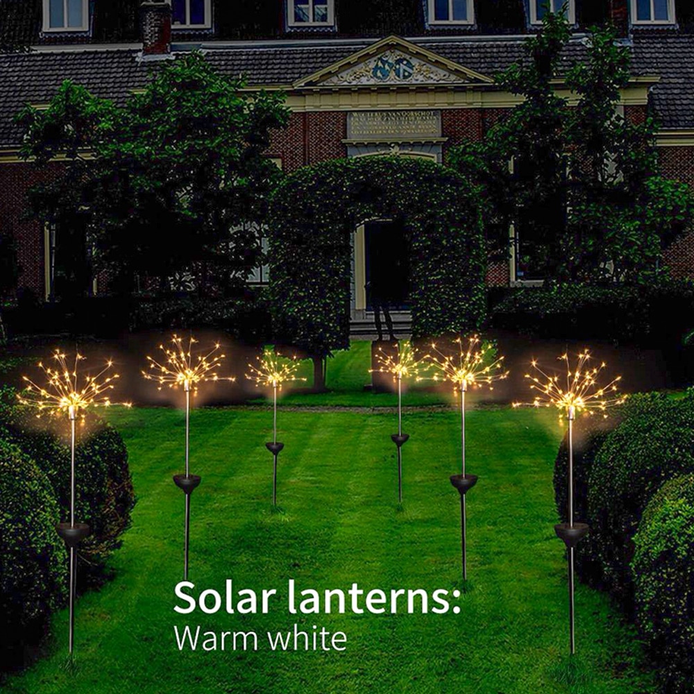 Solární venkovní LED pampeliška na zahradu