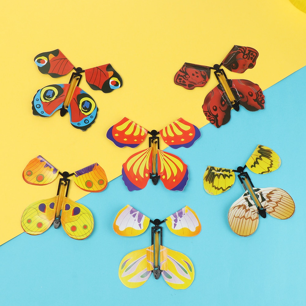 Kouzelná létající hračka motýl  5 KS