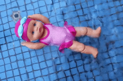 Voděodolná panenka na plavání BUDDYSWIM DĚTÍ 4