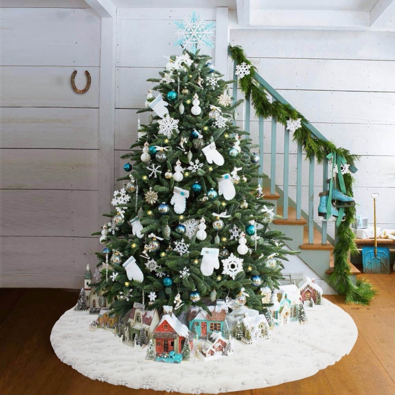 Vánoční kobereček pod stromeček A366 Domácnost a zahrada 3