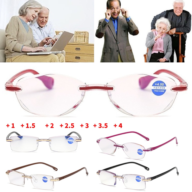 Brýle na čtení s vysokou tvrdostí, anti-modré, progresivní dlouhé a blízké, dvojí použití Zdraví a Krása 4