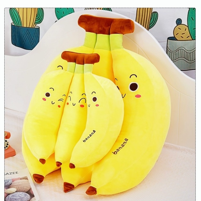 Plyšová polštářová hračka Banán DĚTÍ 7