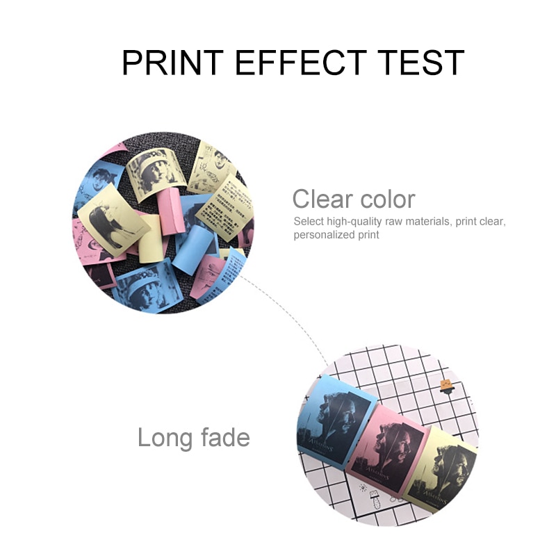Papírové role do přenosné tiskárny MINIPRINT 57x30mm Barevné