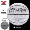 Holografický reflexní basketbalový míč Crossway MIX 6