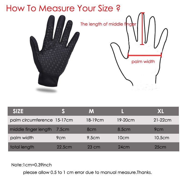 Anti-Slip Warm Touchscreen Cycling Gloves Elektronika 3