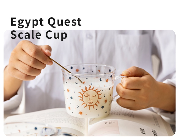 Boho Style Glass Tea Cup