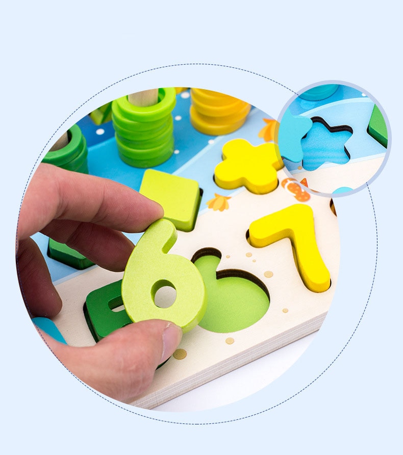 Vzdělávací dřevěná hračka Montessori