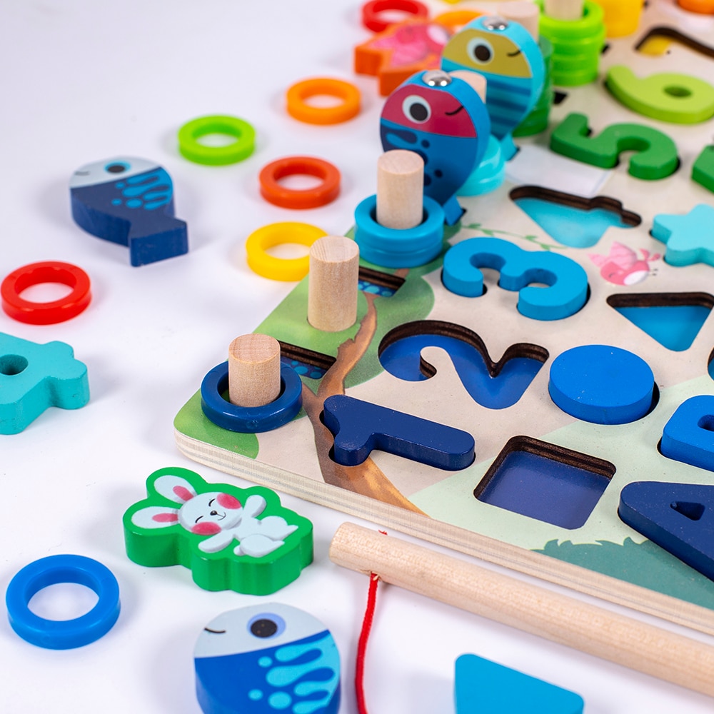 Vzdělávací dřevěná hračka Montessori