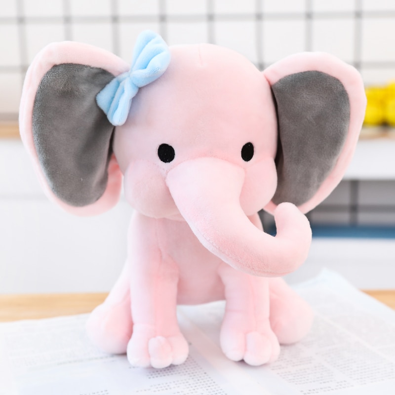Plyšový  růžový slon   CHOO CHOO EXPRESS DĚTÍ 5