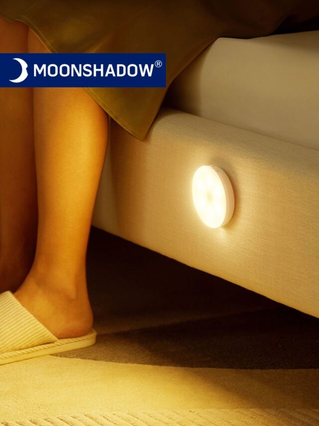 MOONSHADOW – LED noční světlo s pohybovým senzorem Domácnost a zahrada