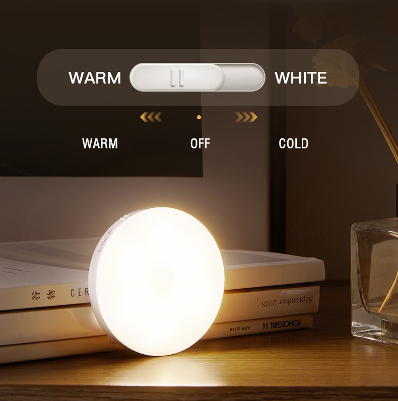 MOONSHADOW - LED noční světlo s pohybovým senzorem