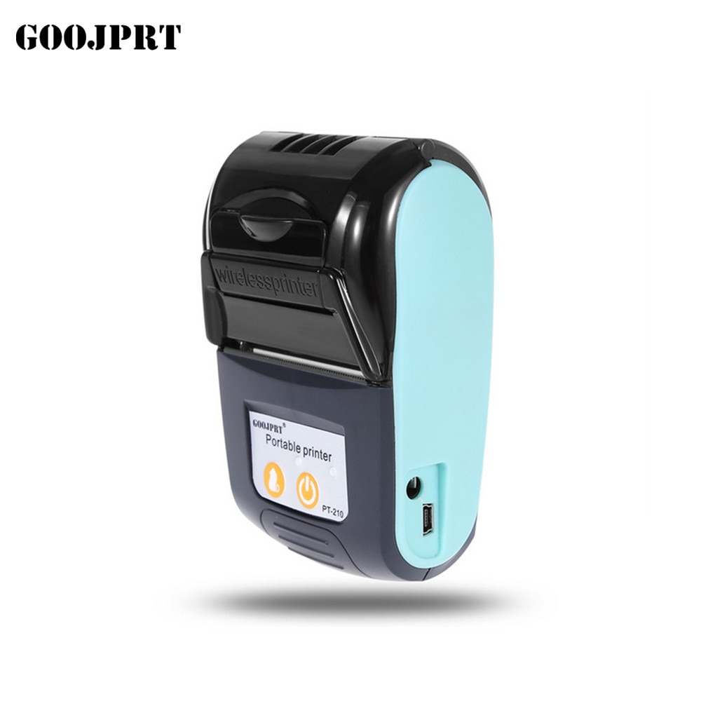 Mini bezdrátová termální tiskárna, 58mm Bluetooth pro PC kapesní mobilní telefon