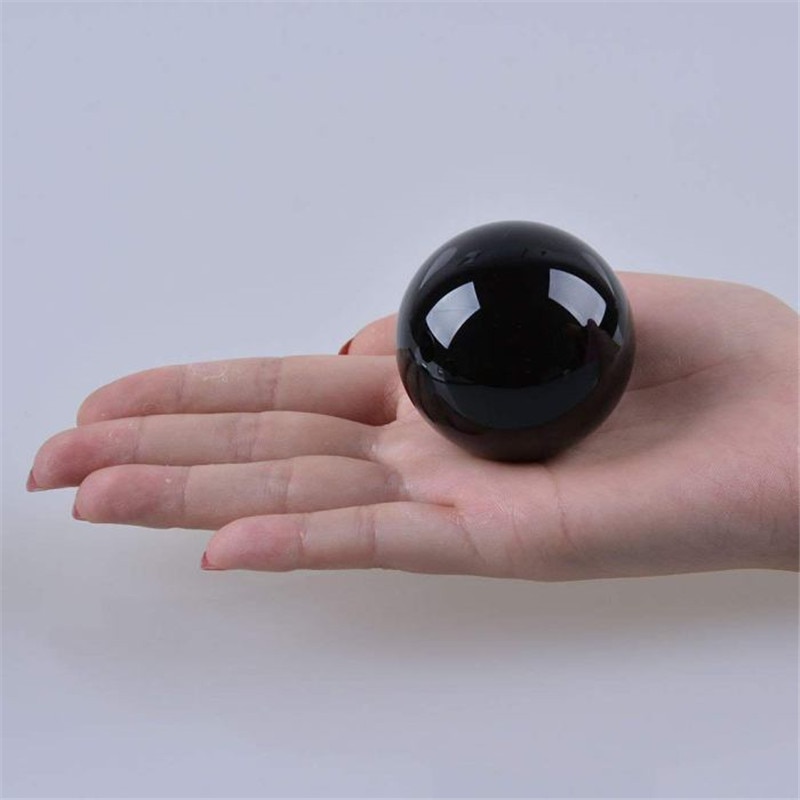 40-200 mm přírodní černá obsidiánová křemenná kulička velká koule z drahokamů pro domácí léčení