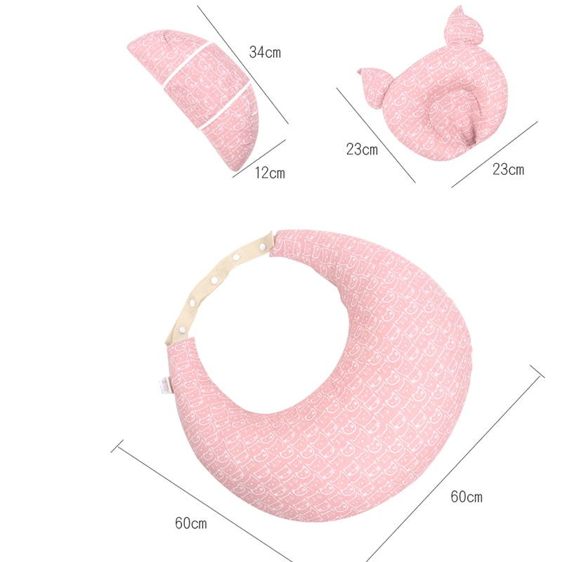 Multifunkční dětský kojící polštář Nastavitelný Polštář do pasu pro těhotné žen MIX 4