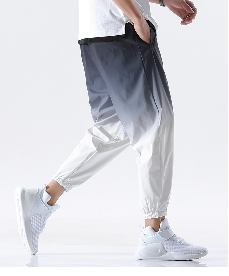 Nové Pánské kalhoty Jogger Streetwear Hip Hop TOLOER