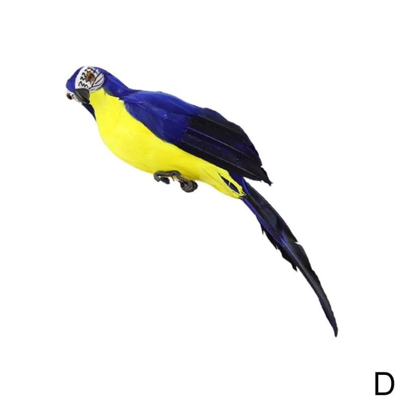 25 cm 35 cm Kreativní figurka simulace peří papouška