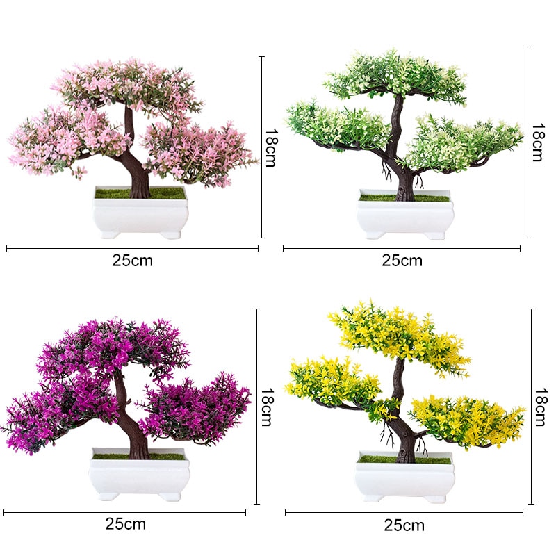 Umělé rostliny Bonsaje Malý strom Domácnost a zahrada 6