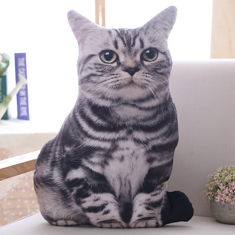 Kočičí 3D potah na polštář