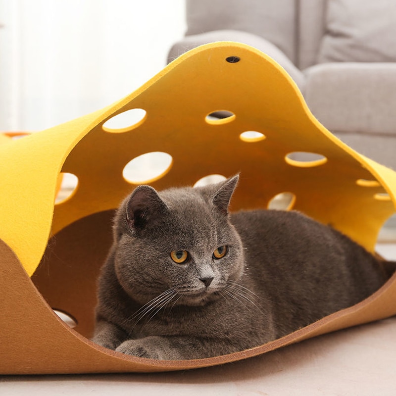 Felt Pom Splicing Tunel pro kočky Deformovatelné Domácí mazlíčci 5