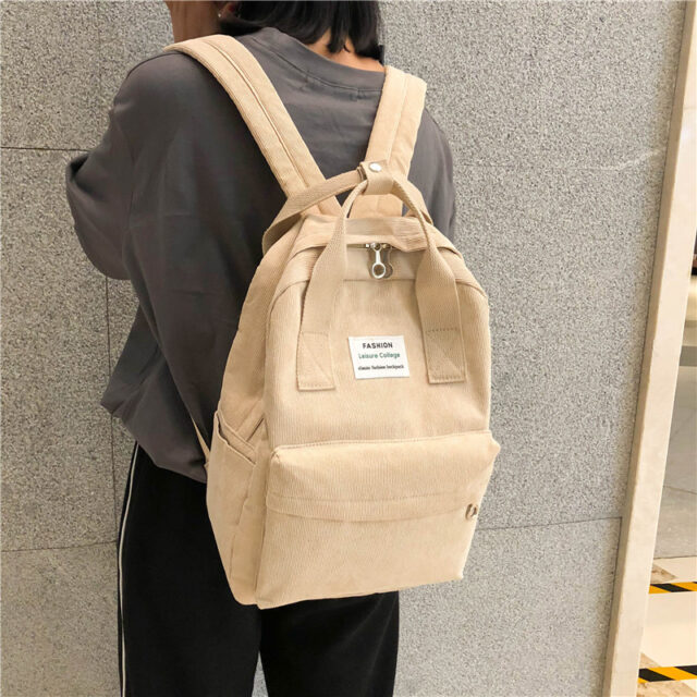 Dámský batoh – College School Bagpack Cestovní taška přes rameno pro dospívající dívky MIX 8