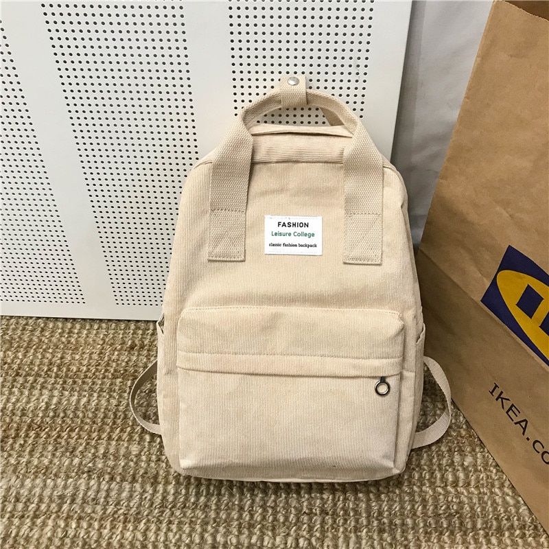 Dámský batoh – College School Bagpack Cestovní taška přes rameno pro dospívající dívky MIX 4