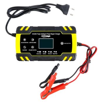 Universal Car Battery Charger with Pulse Repair Accessories