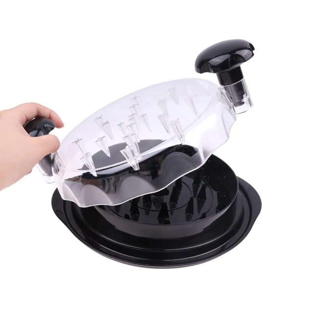 Reusable Transparent Manual Chicken Meat Mincer and Shredder Tool_4