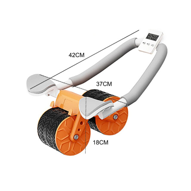 Automatic Rebound Ab Wheel Roller with Timer Exercise Equipment_2