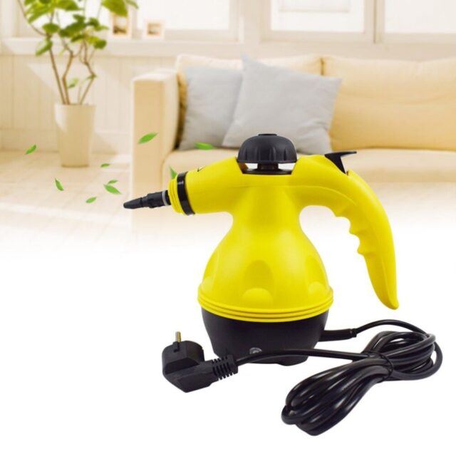 1000W 220V 350ml Multi Purpose Electric Steam Cleaner Portable Handheld Steamer Household Cleaner Attachments Kitchen Brush Tool MIX 2