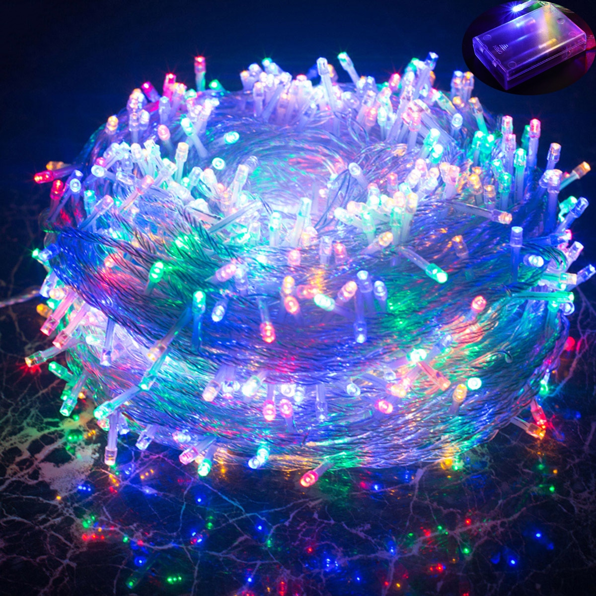 LED Lighting Strings Garden Tree Garland Fairy Light Bedroom Christmas Wedding Party Decoration Waterproof Holiday Lights MIX 11