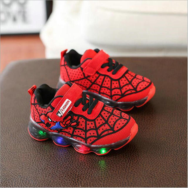 Svítící boty Spiderman Boty chlapecké 6