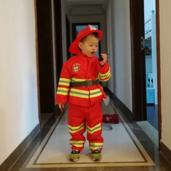 Dětský kostým hasiče Halloween