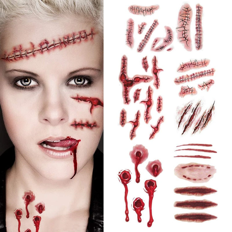 Umělé krvavé jizvy Halloween 4