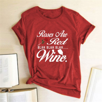 Dámské stylové tričko s potiskem vína Vánoce