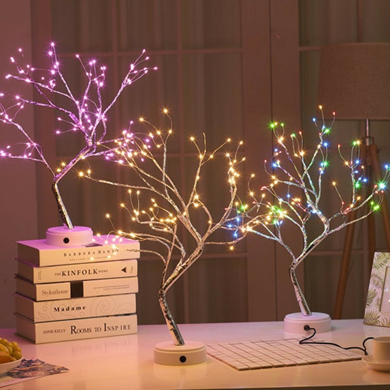 TwinkleTree: Magical LED Night Light  for Enchanting Home Decor & Holiday Lighting! MIX 9
