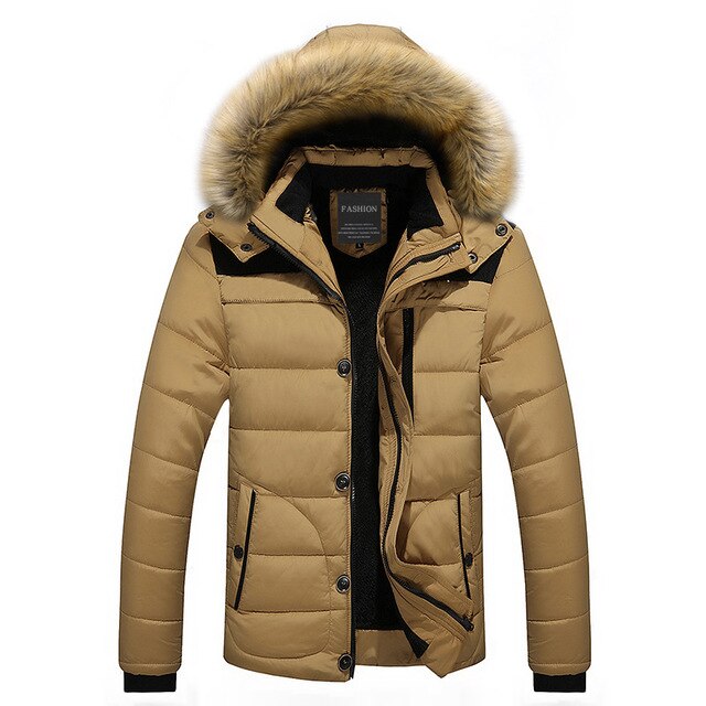 Teplá zimní bunda Bundy a kabáty pánské 8