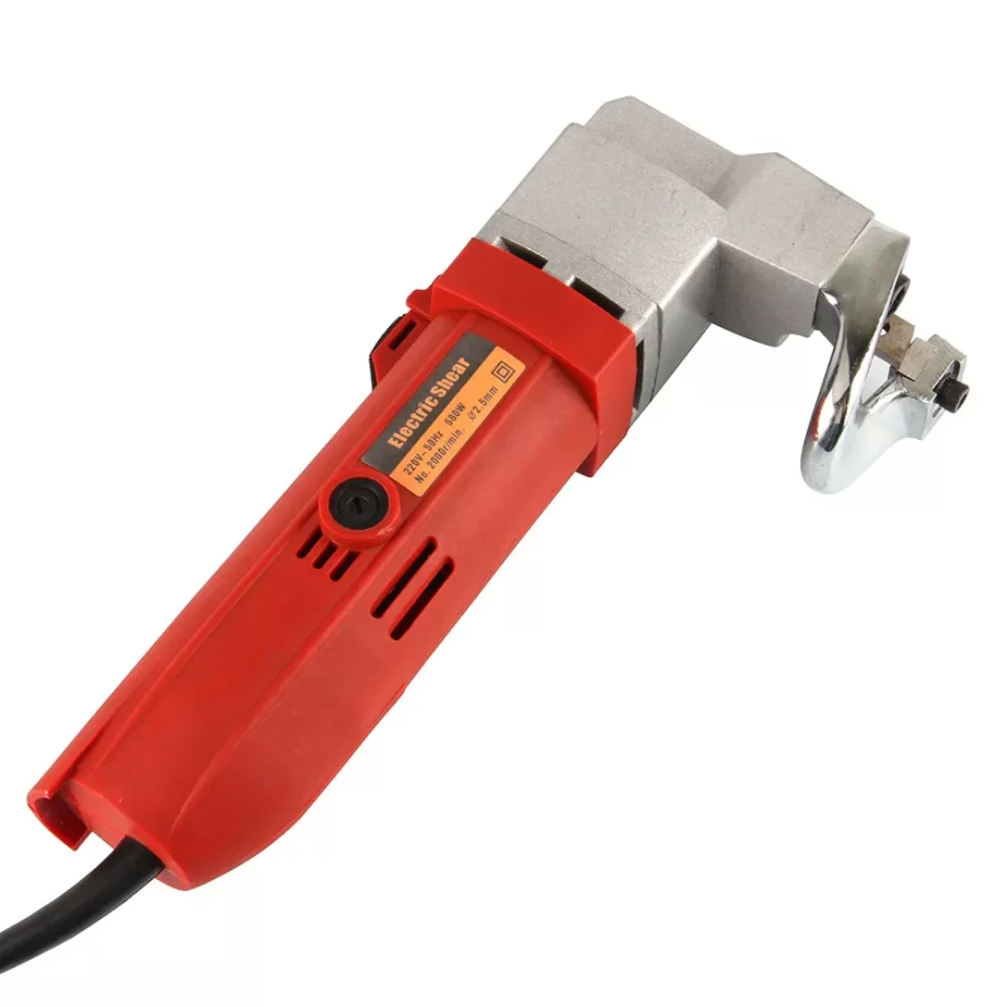 580W Electric Sheet Metal Shear Snip Scissor Cutter 2.5mm Cutting Capacity Secateurs for Cutting Metal Board MIX 5